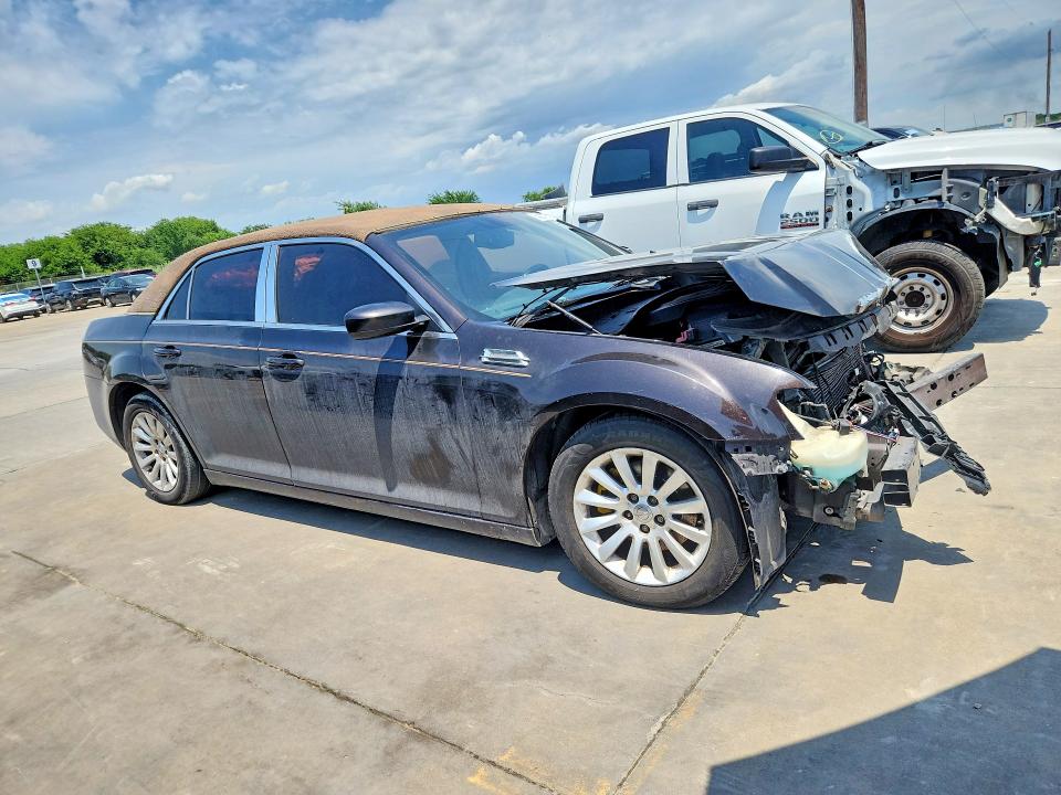 2013 Chrysler 300 VIN 2C3CCAAG6DH703467 COPART salvage auction — FRONT END, Tx - Cert Of Title-Rebuilt Salvage (P), sold $825 on 2026-07-08 (photo 4)