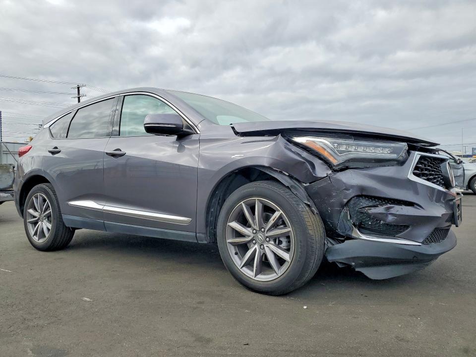 2021 Acura Rdx VIN 5J8TC1H5XML005626 COPART salvage auction — FRONT END, Ca - Salvage Certificate, sold $7,100 on 2026-07-29 (photo 4)