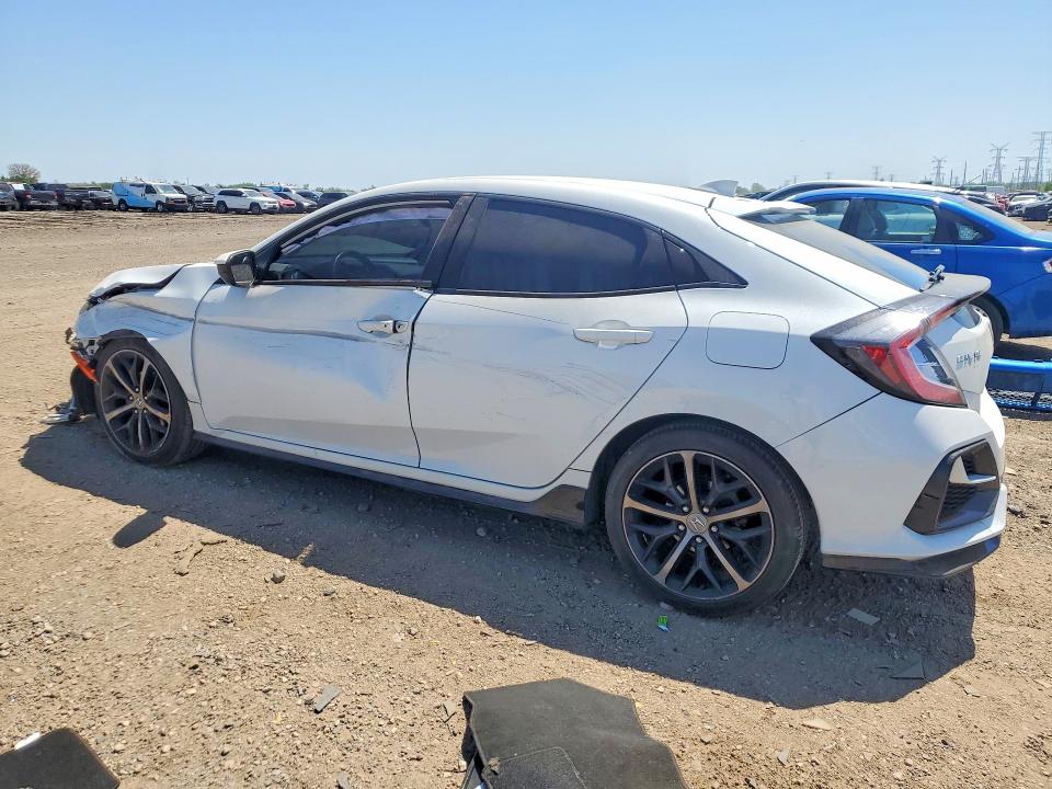2021 Honda Civic VIN SHHFK7H43MU419180 COPART salvage auction — FRONT END, Il - Salvage Certificate, sold $5,600 on 2026-07-28 (photo 2)