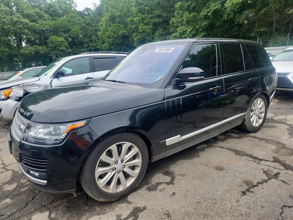 2016 Land rover RANGE ROVER VIN SALGS2VFXGA272117 COPART salvage auction — MECHANICAL, Ga - Certificate Of Title, sold $2,200 on 2026-07-02 (photo 1)