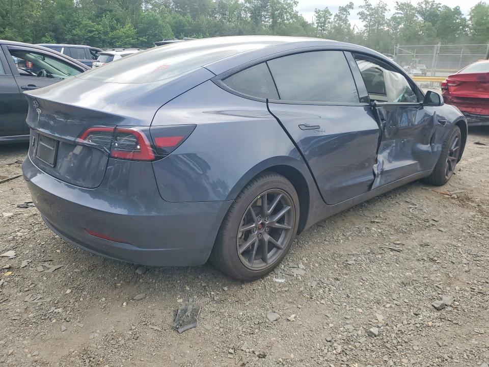 2023 Tesla Model 3 VIN 5YJ3E1EA0PF639383 COPART salvage auction — SIDE, Md - Cert Of Salvage > 75% Damage, sold $8,700 on 2026-07-02 (photo 3)