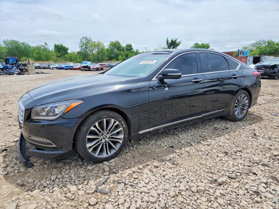 2016 Hyundai VIN KMHGN4JE7GU113153 COPART salvage auction — VANDALISM, Il - Salvage Certificate, sold $3,400 on 2026-07-31 (photo 1)