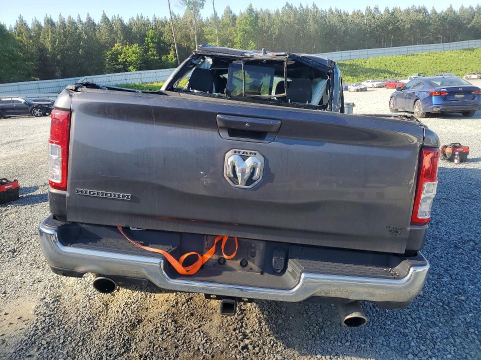 2022 Ram 1500 VIN 1C6RREFT6NN125467 COPART salvage auction — ROLLOVER, Nc - Salvage Certificate Of Title, sold $175 on 2026-07-30 (photo 6)