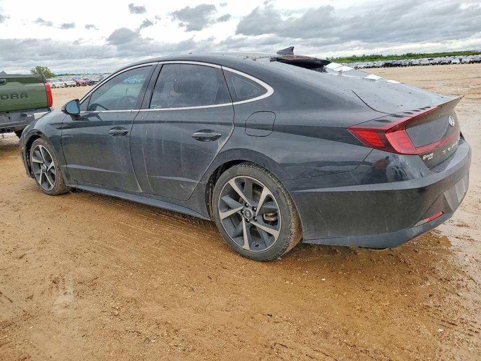 2022 Hyundai Sonata VIN KMHL44J27NA213971 COPART salvage auction — HAIL, Tx - Certificate Of Title, sold $7,700 on 2026-07-30 (photo 2)