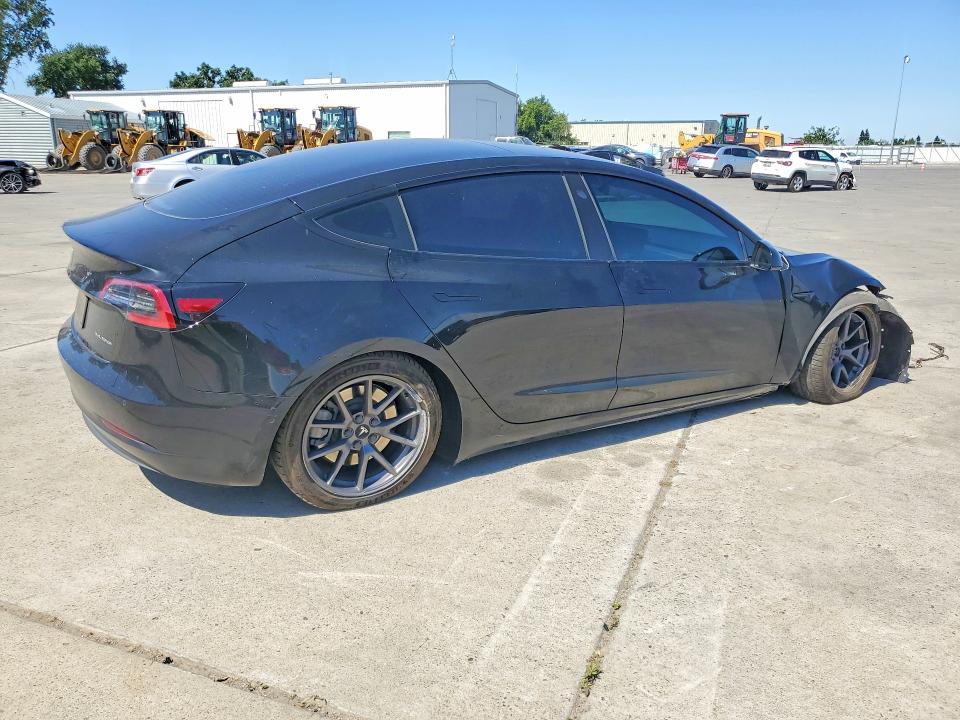 2021 Tesla Model 3 VIN 5YJ3E1EB8MF075552 COPART salvage auction — FRONT END, Ca - Salvage Certificate, sold $5,000 on 2026-07-20 (photo 3)