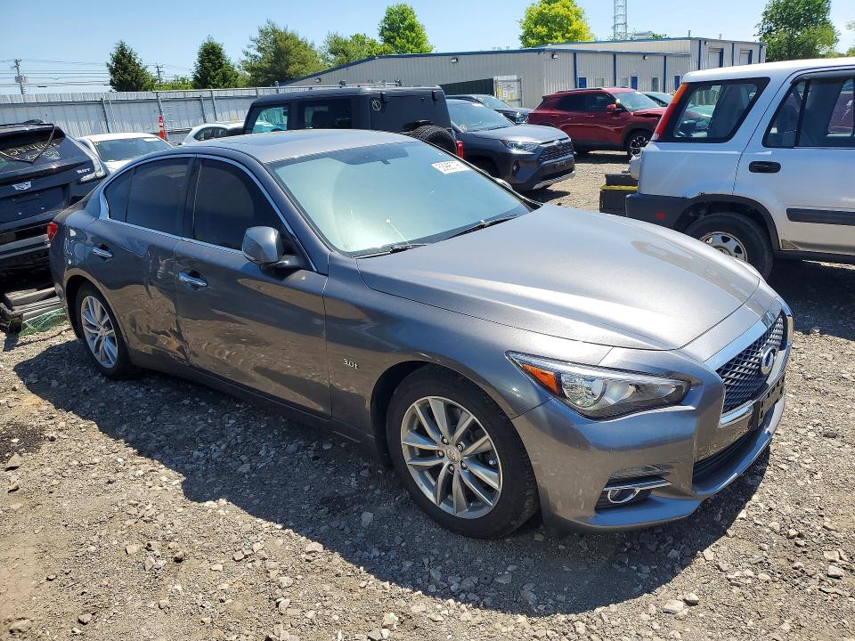 2017 Infiniti Q50 VIN JN1EV7AR6HM833452 COPART salvage auction — SIDE, Md - Cert Of Salvage > 75% Damage, sold $3,000 on 2026-07-20 (photo 4)