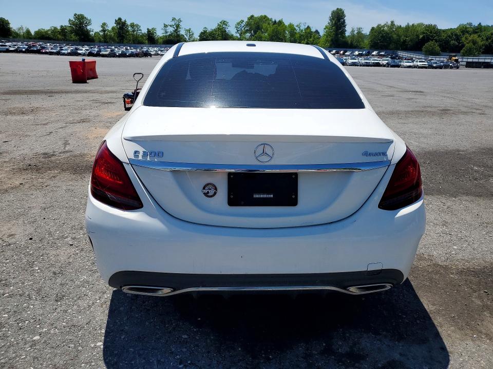 2020 Mercedes-benz C-klasse VIN WDDWF8EB3LR551305 COPART salvage auction — FRONT END, Pa - Cert Of Title, sold $6,600 on 2026-07-28 (photo 6)