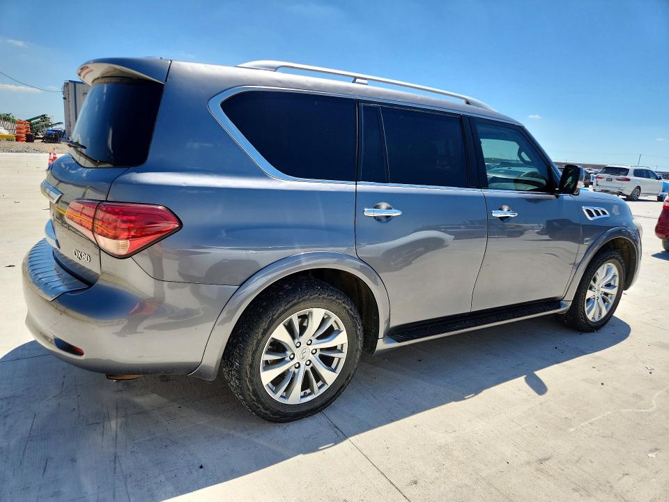 2017 Infiniti Qx80 VIN JN8AZ2NE3H9151131 COPART salvage auction — HAIL, Tx - Salvage Vehicle Title, sold $2,050 on 2026-07-31 (photo 3)