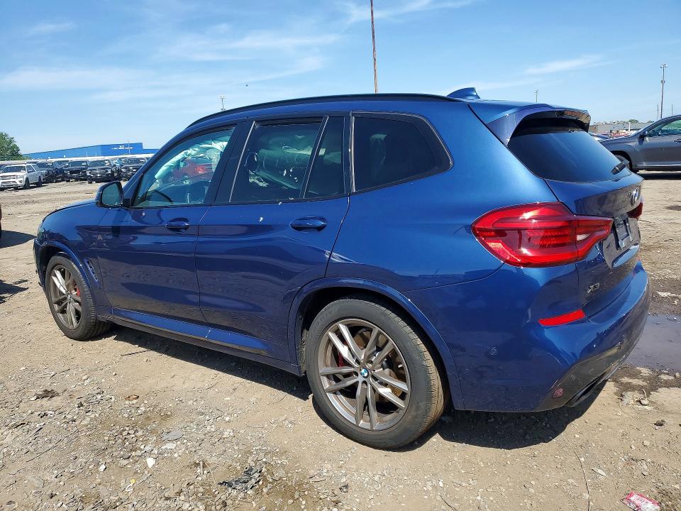 2021 BMW X3 VIN 5UXTY9C06M9F80038 COPART salvage auction — FRONT END, Mi - Certificate Of Title, sold $13,700 on 2026-07-17 (photo 2)