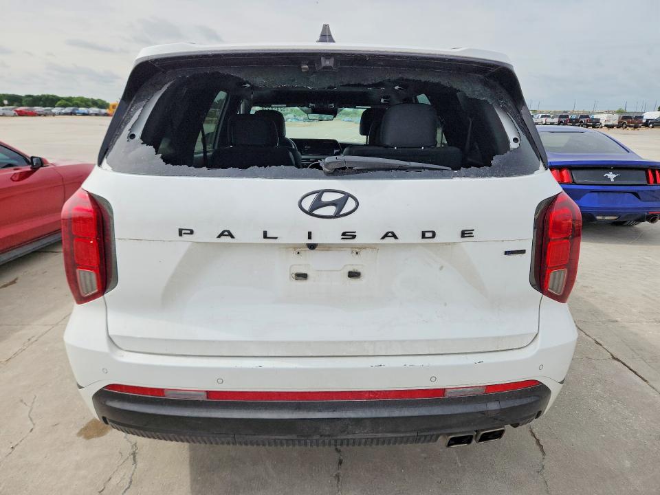 2024 Hyundai Palisade VIN KM8R7DGE6RU690351 COPART salvage auction — HAIL, Tx - Certificate Of Title, sold $200 on 2026-07-30 (photo 6)