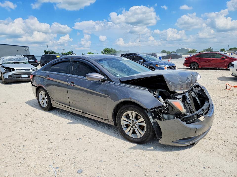 2012 Hyundai Sonata VIN 5NPEB4AC9CH421495 COPART salvage auction — FRONT END, Tx - Salvage Vehicle Title, sold $475 on 2026-07-02 (photo 4)