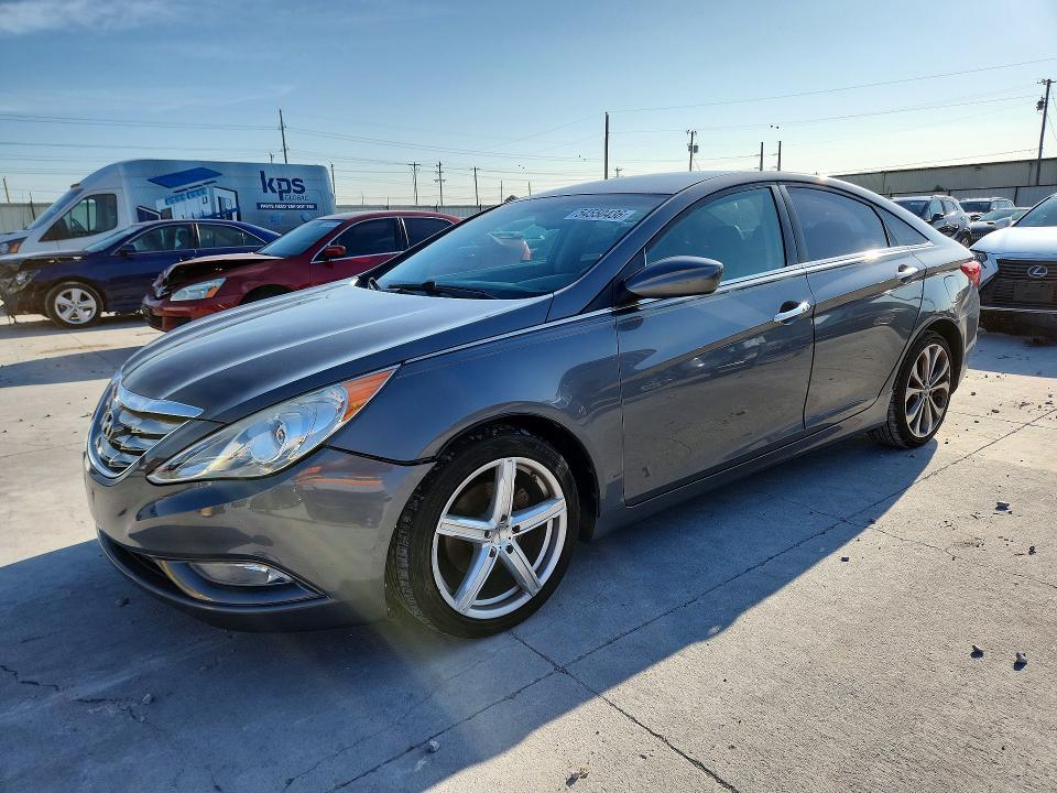 2013 Hyundai Sonata VIN 5NPEC4AB6DH719590 COPART salvage auction — FRONT END, Tx - Salvage Vehicle Title, sold $2,200 on 2026-07-10 (photo 1)