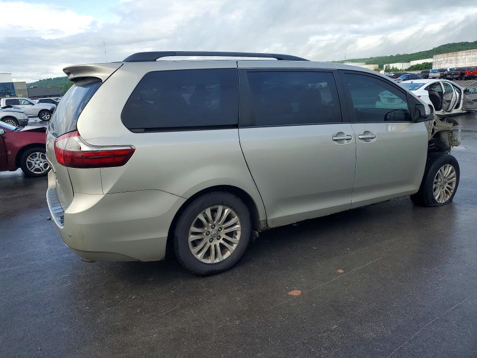 2017 Toyota VIN 5TDYZ3DC6HS882945 COPART salvage auction — FRONT END, Ok - Cert Of Title-Salvage, sold $1,850 on 2026-07-15 (photo 3)
