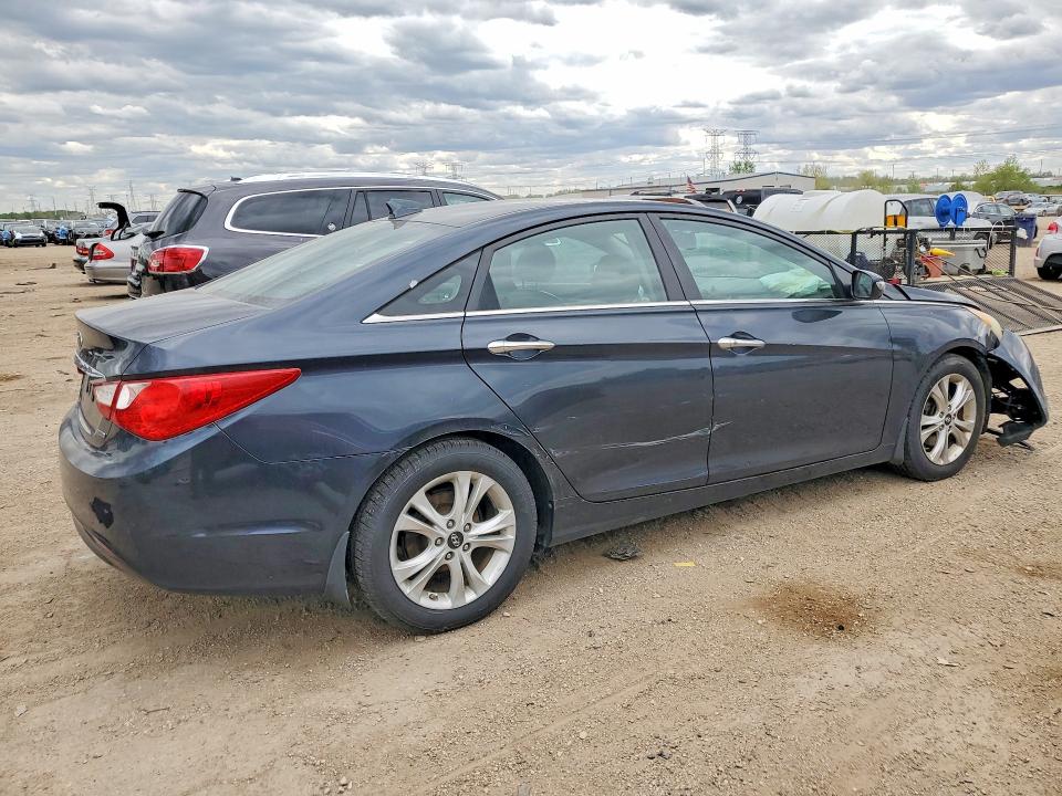 2011 Hyundai Sonata VIN 5NPEC4AC0BH110274 COPART salvage auction — FRONT END, IL - SALVAGE CERTIFICATE, sold $350 on 2026-07-09 (photo 3)