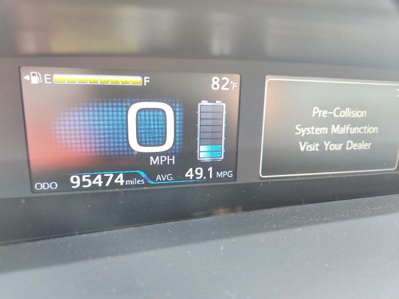 2018 Toyota Prius VIN JTDKARFU7J3553832 COPART salvage auction — FRONT END, Sc - Cert Of Title-Salvage, sold $4,750 on 2026-07-14 (photo 9)