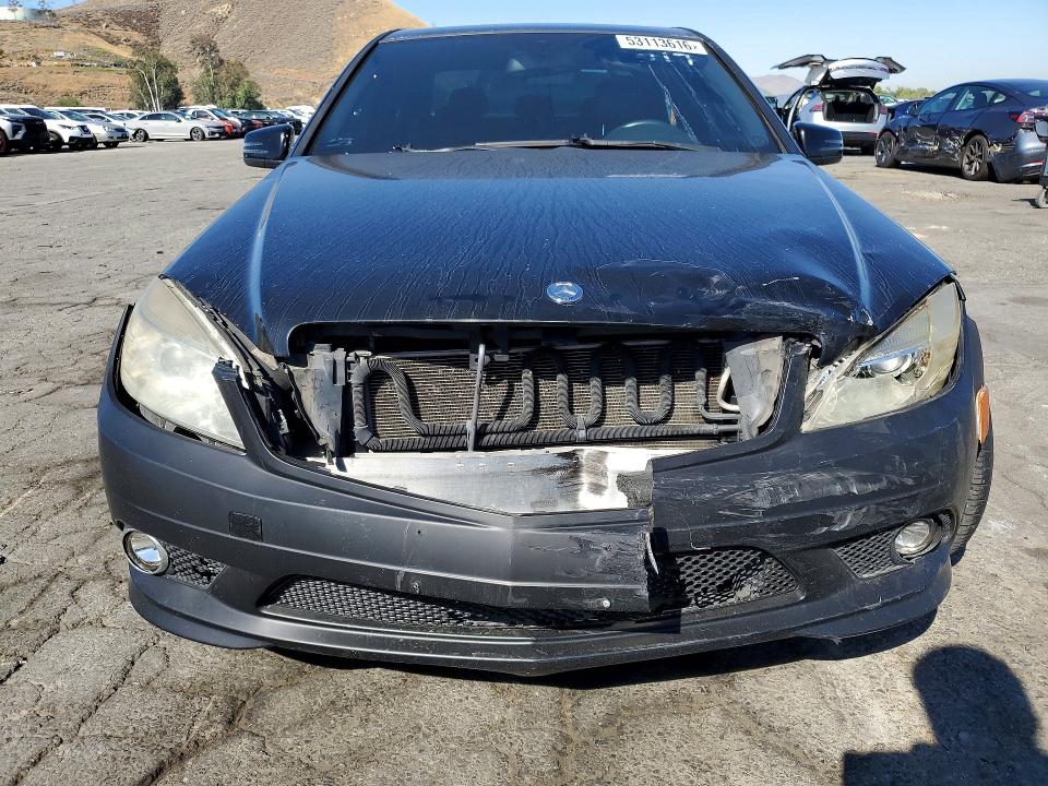 2010 Mercedes-benz C class VIN WDDGF5EB1AF424814 COPART salvage auction — FRONT END, CA - SALVAGE CERTIFICATE, sold $600 on 2026-07-13 (photo 5)