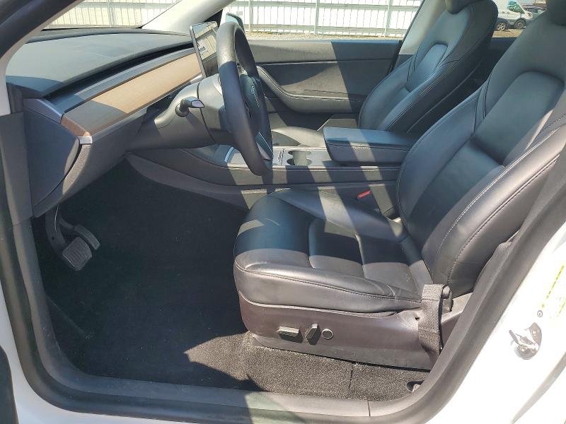 2021 Tesla Model y VIN 5YJYGAEE3MF136901 COPART salvage auction — FRONT END, NJ - CERT OF TITLE-SALVAGE, sold $10,700 on 2026-07-31 (photo 7)