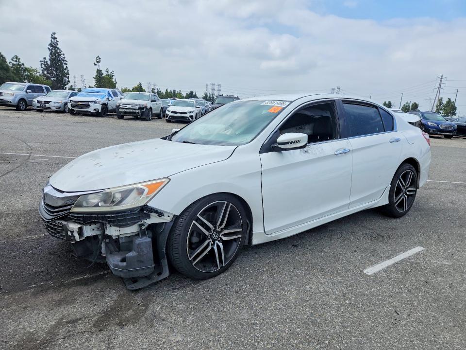 2016 Honda VIN 1HGCR2F51GA220853 COPART salvage auction — FRONT END, Ca - Salvage Certificate, sold $150 on 2026-07-04 (photo 1)
