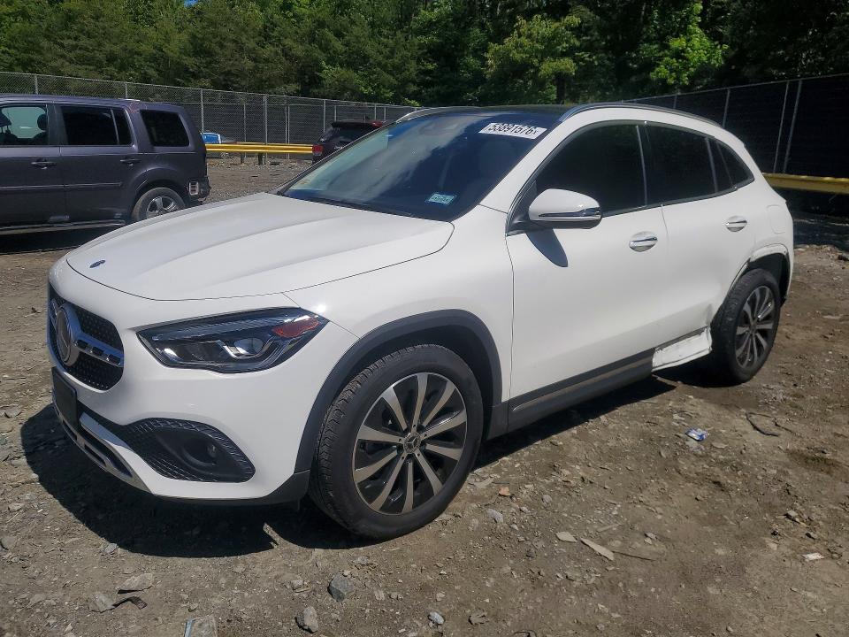 2022 Mercedes-benz Gla-klasse VIN W1N4N4HB0NJ408976 COPART salvage auction — REAR END, Md - Cert Of Salvage < 75% Damage, sold $14,100 on 2026-07-10 (photo 1)