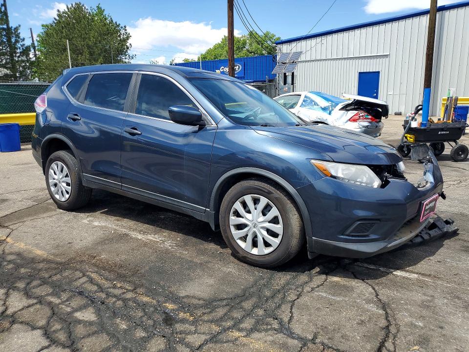 2016 Nissan VIN KNMAT2MV6GP628949 COPART salvage auction — FRONT END, Co - Salvage Title, sold $725 on 2026-07-21 (photo 4)