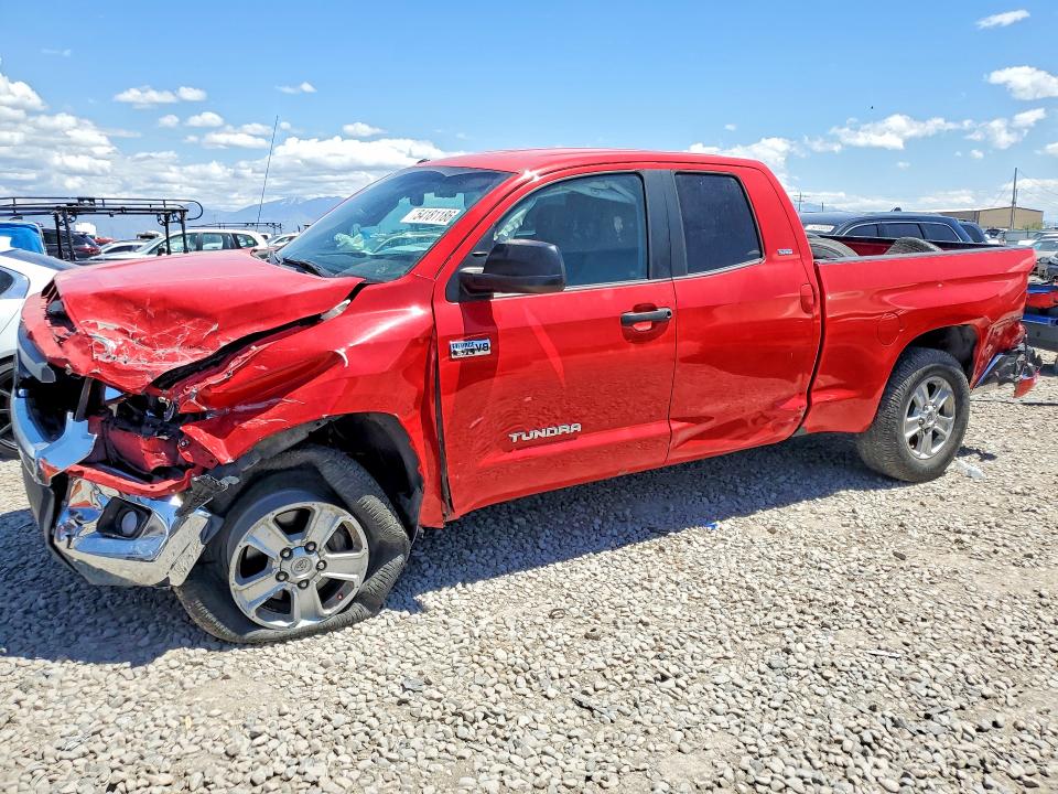 2014 Toyota Tundra VIN 5TFUW5F19EX344020 COPART salvage auction — SIDE, Ut - Salvage Certificate, sold $5,500 on 2026-07-31 (photo 1)