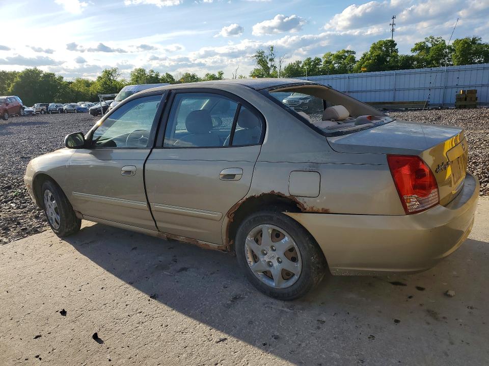 2006 Hyundai Elantra VIN KMHDN46D66U361704 COPART salvage auction — HAIL, Mo - Junking Certificate, sold $325 on 2026-07-14 (photo 2)