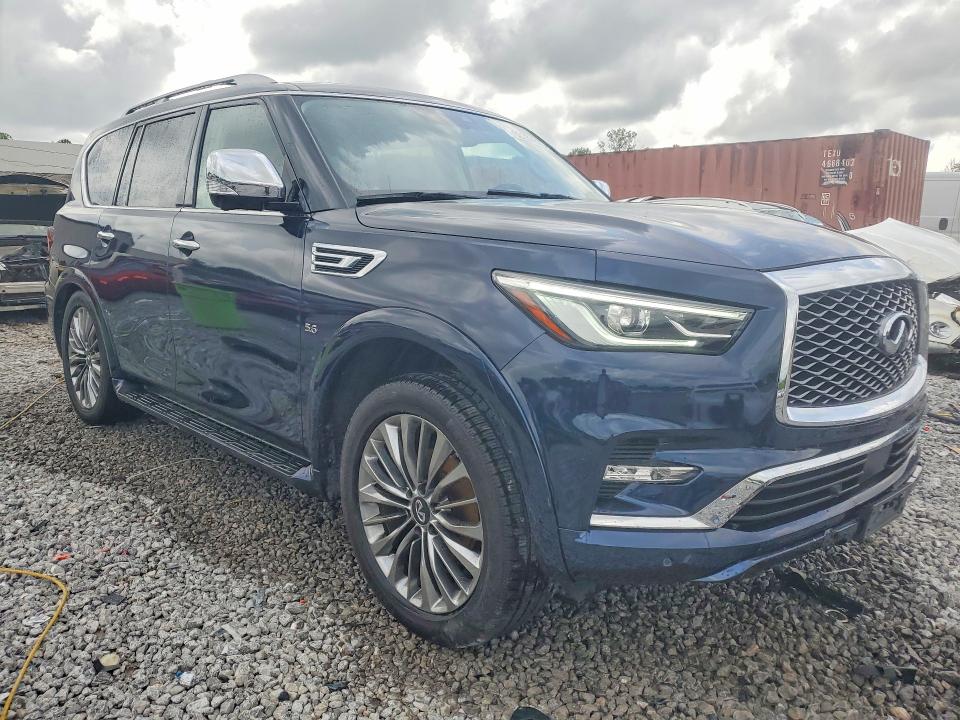 2014 Infiniti Qx80 VIN JN8AZ2NE1K9235438 COPART salvage auction — REAR END, AL - CERT OF TITLE-SALVAGE TITLE, sold $10,600 on 2026-07-07 (photo 4)