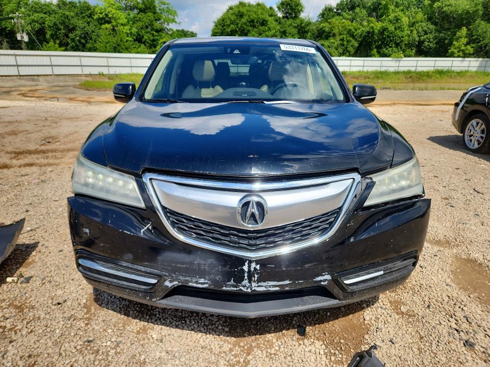 2016 Acura Mdx VIN 5FRYD3H43GB018289 COPART salvage auction — FRONT END, Al - Cert Of Title-Salvage Title, sold $400 on 2026-07-02 (photo 5)