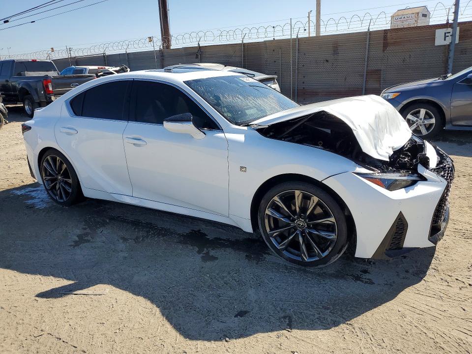 2023 Lexus Is VIN JTHGZ1B21P5061927 COPART salvage auction — FRONT END, Ca - Salvage Certificate, sold $13,900 on 2026-07-02 (photo 4)