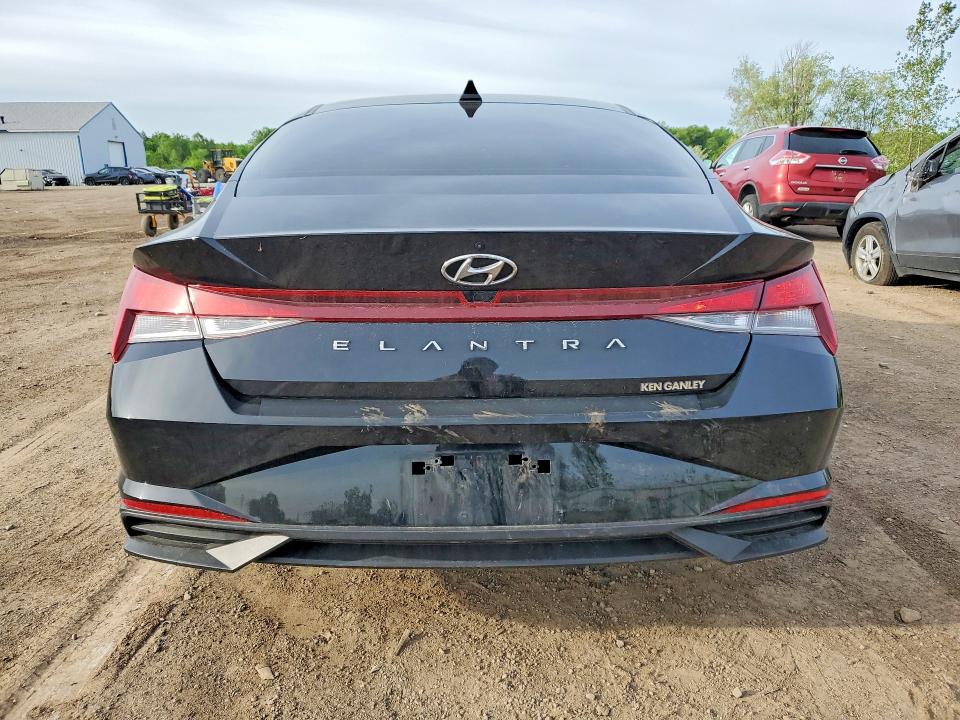 2023 Hyundai Elantra VIN KMHLS4AG6PU461941 COPART salvage auction — HAIL, Oh - Cert Of Title-Salvage, sold $7,700 on 2026-07-13 (photo 6)