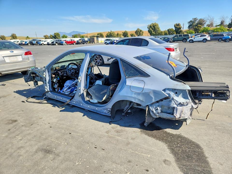 2022 Honda Civic VIN 2HGFE2F57NH600299 COPART salvage auction — VANDALISM, Ca - Non-Repairable Vehicle Cert, sold $50 on 2026-07-29 (photo 2)