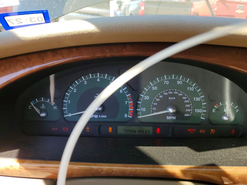 2003 Jaguar S type VIN SAJEA01U33HM85679 COPART salvage auction — FRONT END, Tx - Salvage Vehicle Title, sold $875 on 2026-07-07 (photo 9)