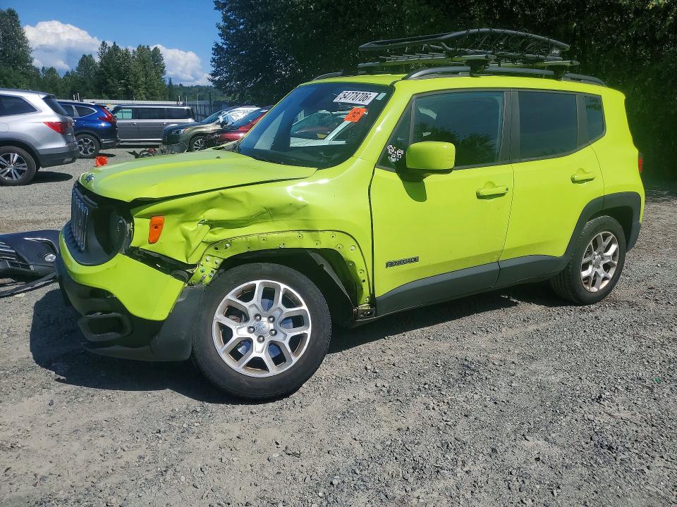 2018 Jeep Renegade VIN ZACCJBBB6JPH86547 COPART salvage auction — FRONT END, Wa - Bill Of Sale, sold $1,100 on 2026-07-20 (photo 1)