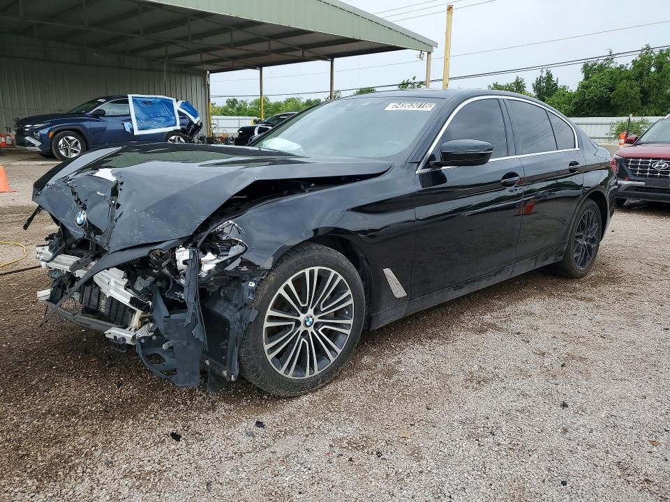 2019 BMW 5 series VIN WBAJA5C50KWW40213 COPART salvage auction — FRONT END, Tx - Certificate Of Title, sold $100 on 2026-07-23 (photo 1)