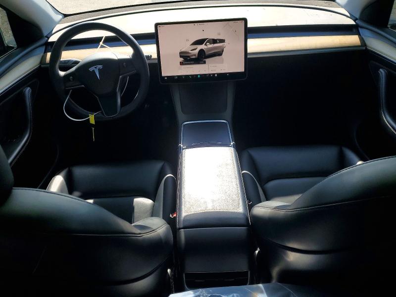 2023 Tesla Model y VIN 7SAYGDEE7PA030635 COPART salvage auction — FRONT END, Ca - Salvage Certificate, sold $13,700 on 2026-07-24 (photo 8)