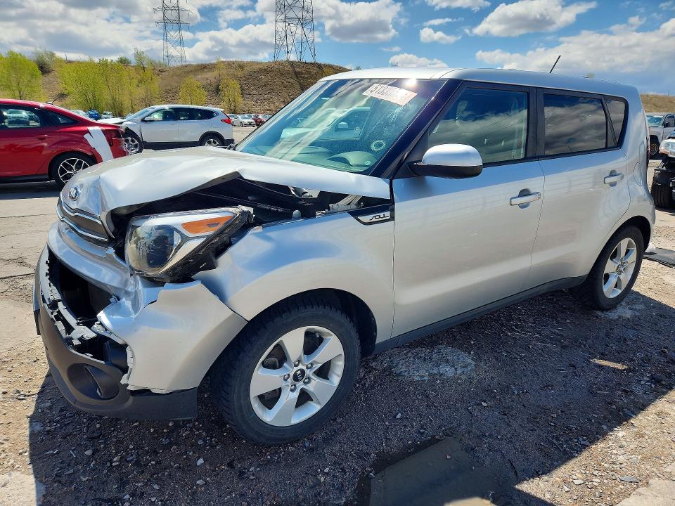 2019 Kia VIN KNDJN2A20K7640219 COPART salvage auction — FRONT END, Wy - Dis/Dlr/Exp Only Salvage Title, sold $375 on 2026-07-22 (photo 1)