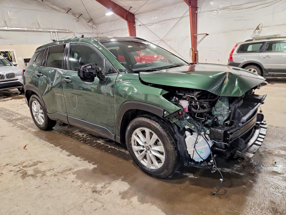 2025 Toyota VIN 7MUBAABG1SV122829 COPART salvage auction — FRONT END, Vt - Cert Of Title-Salvage Vehicle, sold $8,300 on 2026-07-20 (photo 4)