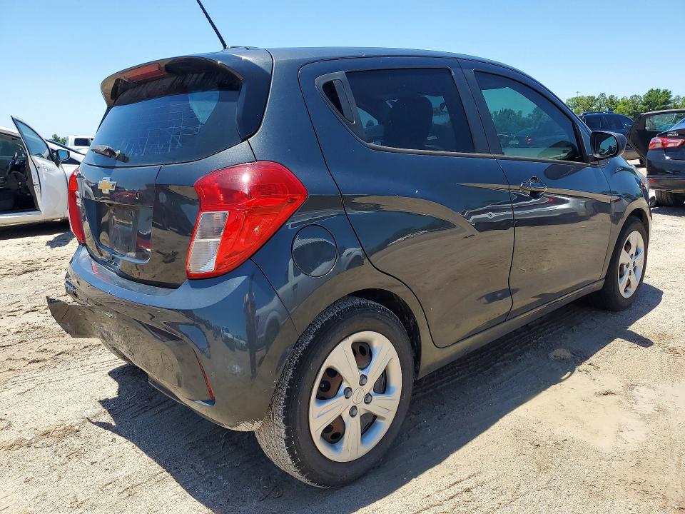 2021 Chevrolet Spark VIN KL8CB6SA5MC221624 COPART salvage auction — REAR END, Tx - Salvage Vehicle Title, sold $1,100 on 2026-07-24 (photo 3)