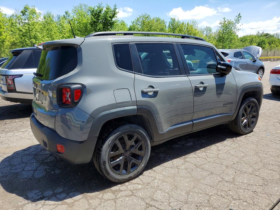 2022 Jeep Renegade VIN ZACNJDE14NPN69055 COPART salvage auction — MINOR DENT/SCRATCHES, Tx - Certificate Of Title, sold $6,500 on 2026-08-14 (photo 3)