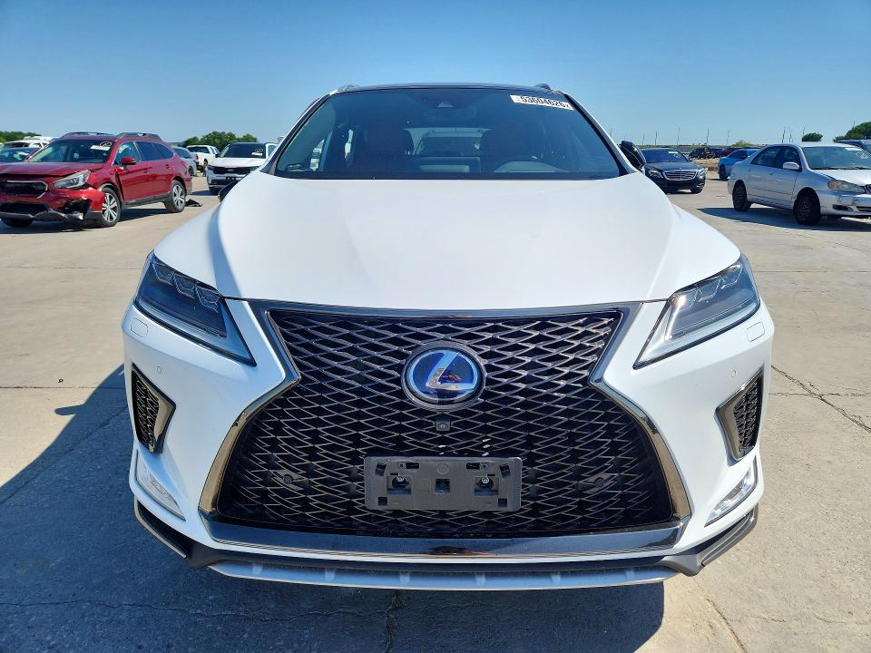 2022 Lexus Rx 450h VIN 2T2YGMDA2NC072271 COPART salvage auction — SIDE, TX - CERTIFICATE OF TITLE, sold $16,200 on 2026-07-23 (photo 5)