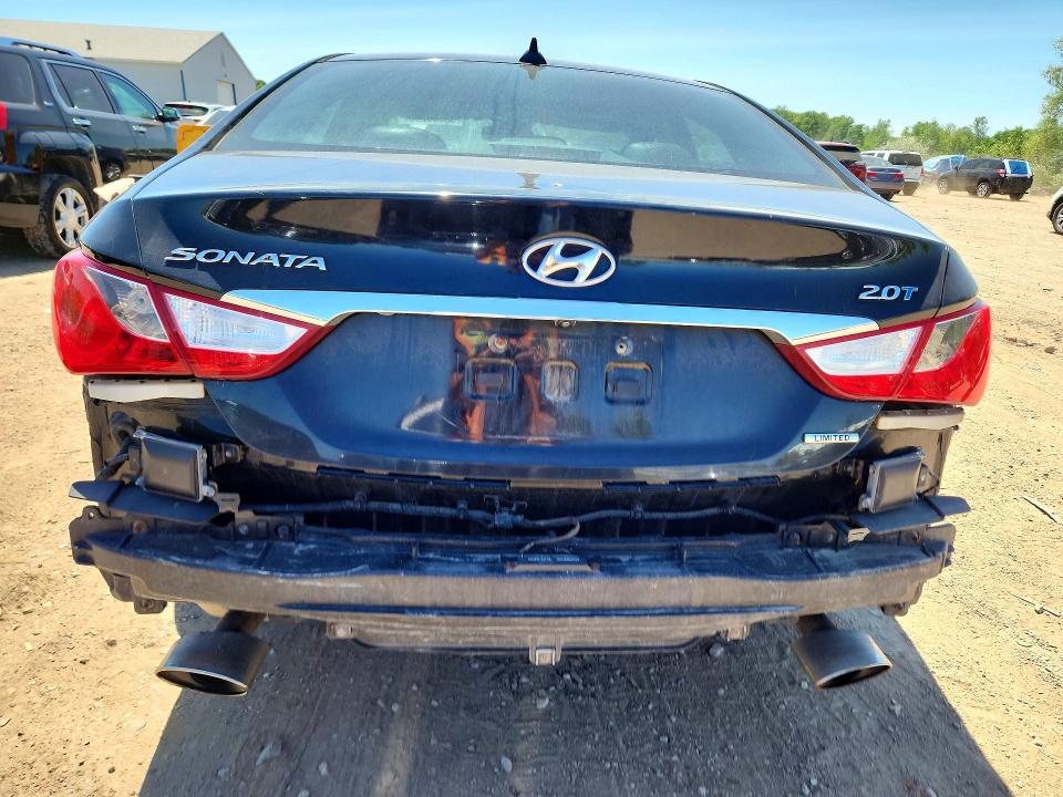 2014 Hyundai Sonata VIN 5NPEC4ABXEH845811 COPART salvage auction — FRONT END, Oh - Cert Of Title-Salvage, sold $550 on 2026-07-16 (photo 6)