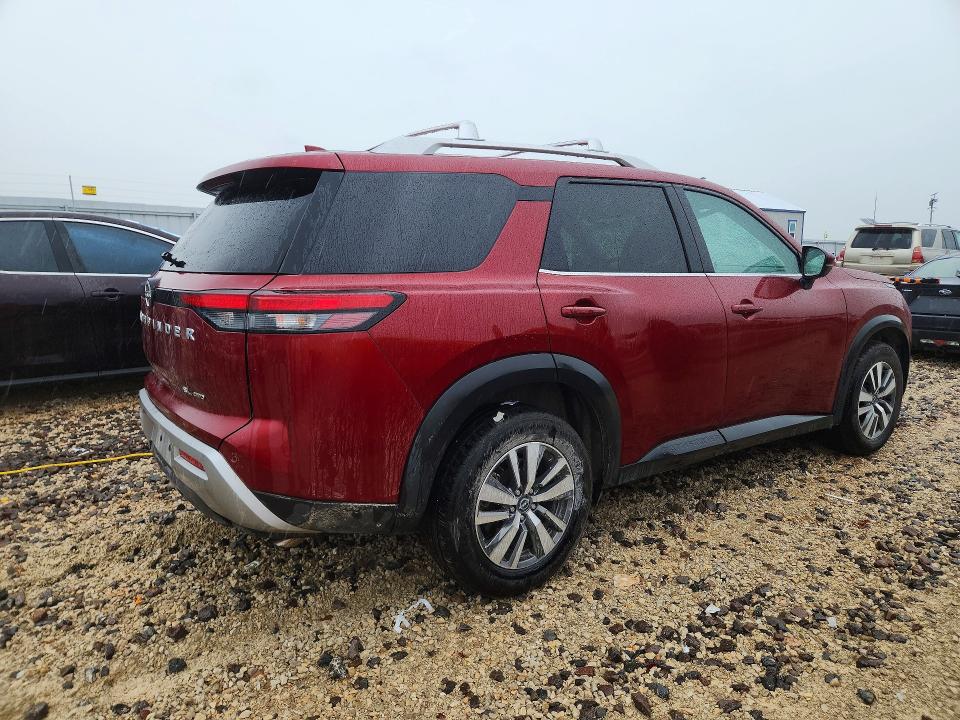 2022 Nissan Pathfinder VIN 5N1DR3CCXNC247428 COPART salvage auction — HAIL, Ar - Cert Of Title-Salvage, sold $7,200 on 2026-07-06 (photo 3)