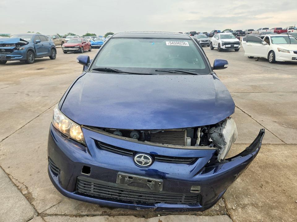 2012 Scion Tc VIN JTKJF5C73C3043574 COPART salvage auction — FRONT END, Tx - Salvage Vehicle Title, sold $950 on 2026-07-30 (photo 5)