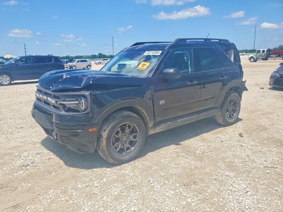 2022 Ford Bronco sport VIN 3FMCR9B64NRD32471 COPART salvage auction — REAR END, Tx - Salvage Vehicle Title, sold $2,750 on 2026-07-02 (photo 1)