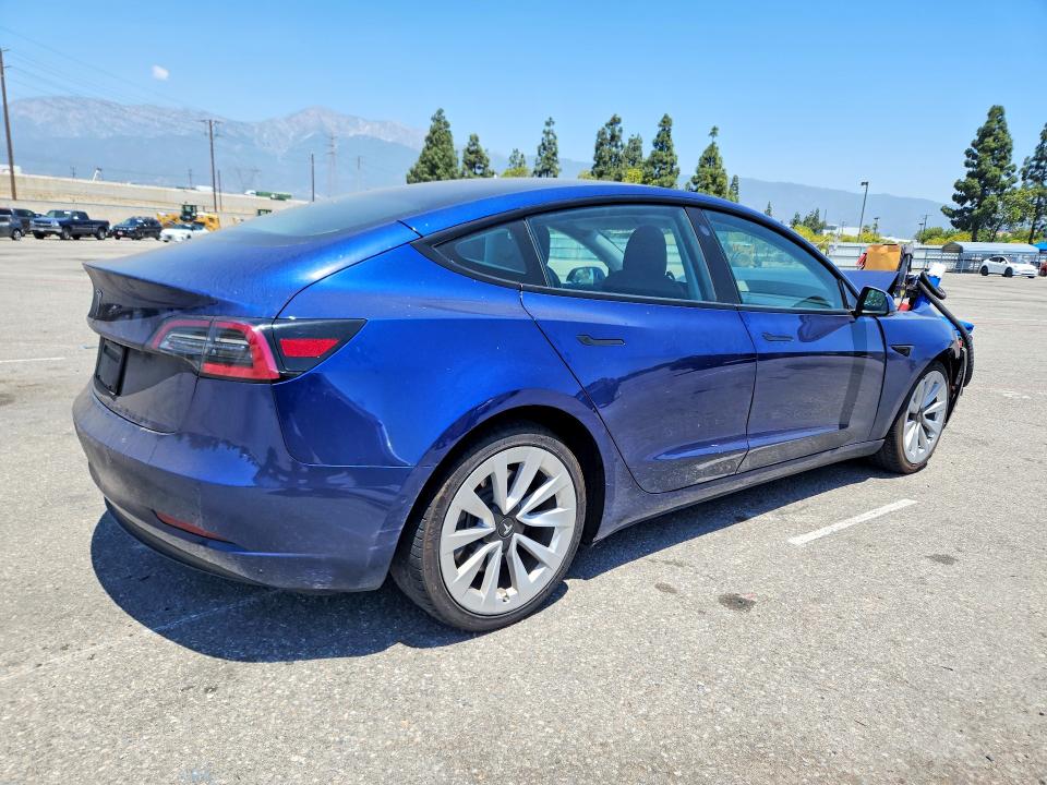 2021 Tesla Model 3 VIN 5YJ3E1EA8MF838516 COPART salvage auction — FRONT END, Ca - Salvage Certificate, sold $6,200 on 2026-07-14 (photo 3)