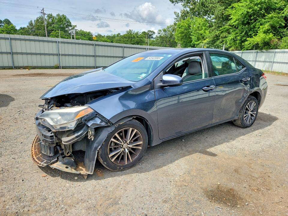 2016 Toyota Corolla VIN 5YFBURHE7GP378463 COPART salvage auction — FRONT END, La - Cert Of Title-Salvage, sold $1,450 on 2026-07-09 (photo 1)