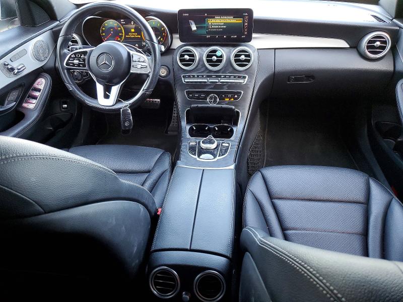 2021 Mercedes-benz C-klasse VIN W1KWF8DBXMR653526 COPART salvage auction — REAR END, Fl - Certificate Of Destruction, sold $8,800 on 2026-07-17 (photo 8)