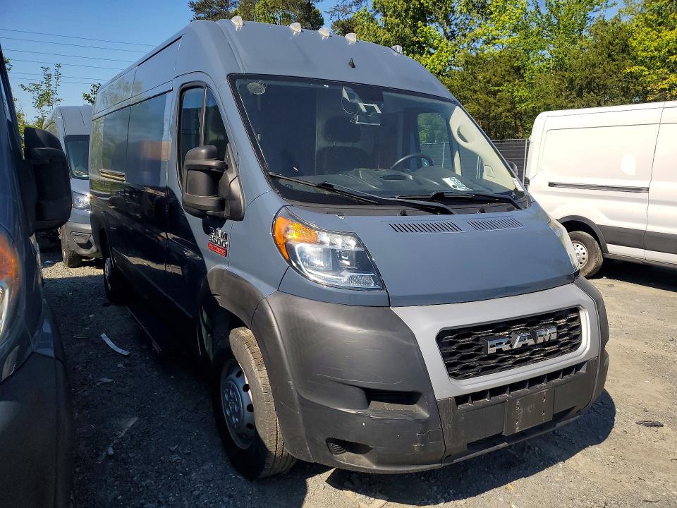 2020 Ram Promaster 3500 VIN 3C6URVJG0LE140181 COPART salvage auction — MINOR DENT/SCRATCHES, Md - Certificate Of Title, sold $12,500 on 2026-07-09 (photo 4)