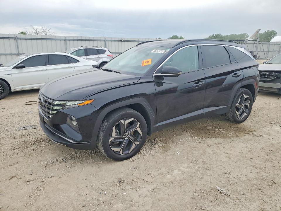 2023 Hyundai Tucson VIN KM8JECA14PU086958 COPART salvage auction — SIDE, Ks - Cert Of Title-Salvage, sold $8,400 on 2026-07-14 (photo 1)