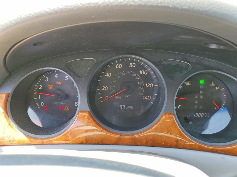 2006 Lexus ES VIN JTHBA30G765175912 COPART salvage auction — HAIL, Ia - Cert Of Title-Salvage Title, sold $175 on 2026-07-08 (photo 9)